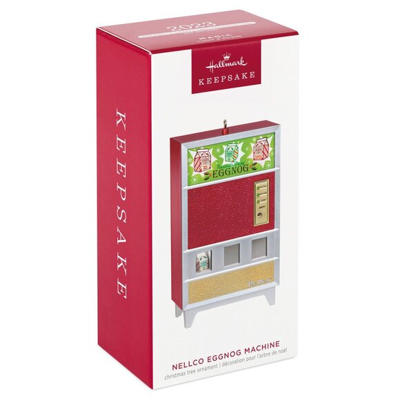 New! Nellco Eggnog Machine Hallmark Keepsake Christmas Ornament 2023 Vending - Picture 1 of 5